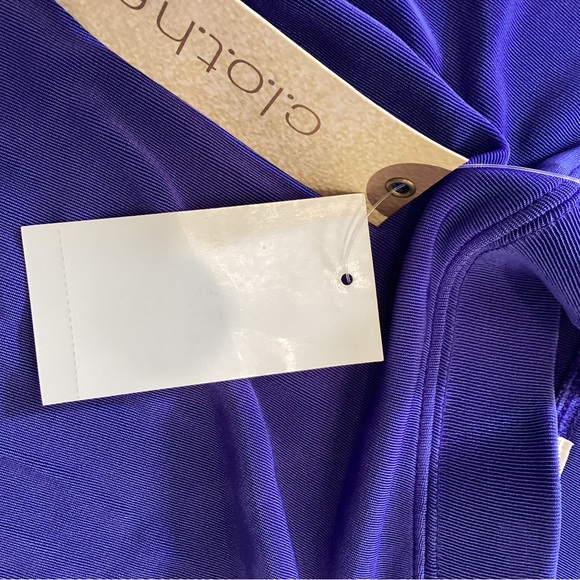 NWT Vintage Chic Women's Maxi Skirt in Vibrant Purple - Picture 7 of 14